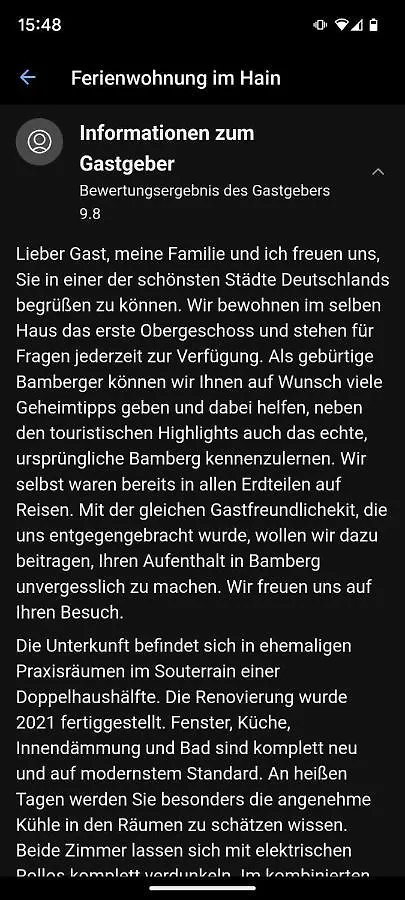 Ferienwohnung Im Hain バンベルク 0*,  ドイツ